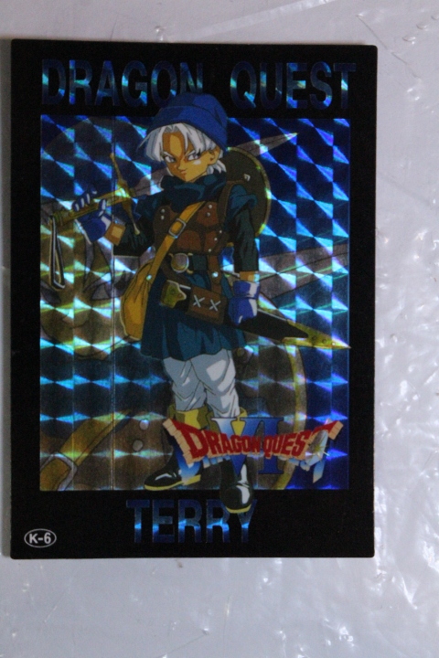 【ドラゴンクエスト】DRAGON QUEST Ⅵ　 トレーディングバトルカード K-6 TERRY　ドラゴンクエストⅥ キラカード K-6 テリー スクウェア