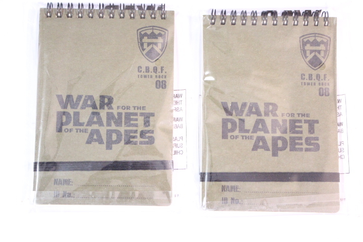 【WAR PLANET APES】映画　猿の惑星　NOTEPAD　ノート　非売品　２冊セット