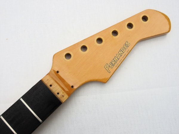 FERNANDES　フェルナンデス　FRネック　ショートスケール　つばなし22F　ナチュラルヘッド　程度良し　86年製FERNANDES FR-50