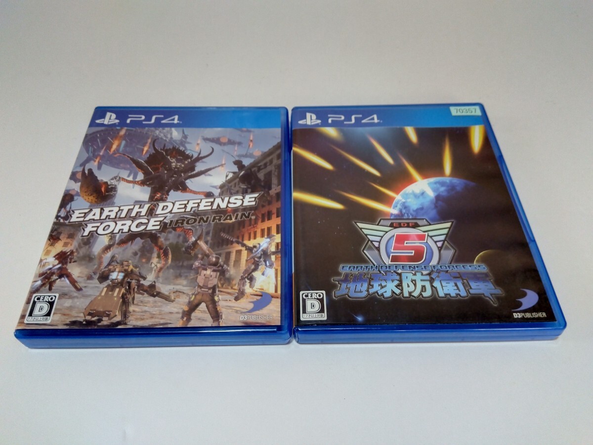 PS4 地球防衛軍5 & アースディフェンスフォース 2本セット