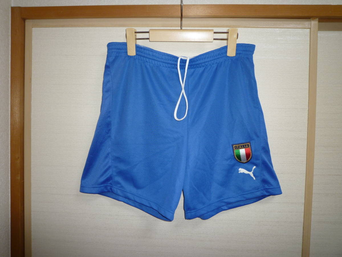 プーマ イタリア代表ユニフォームパンツ Mサイズ　難あり