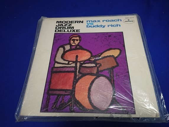 Max Roach, VS Buddy Rich 『Modern Jazz Grum Deluxe』LP