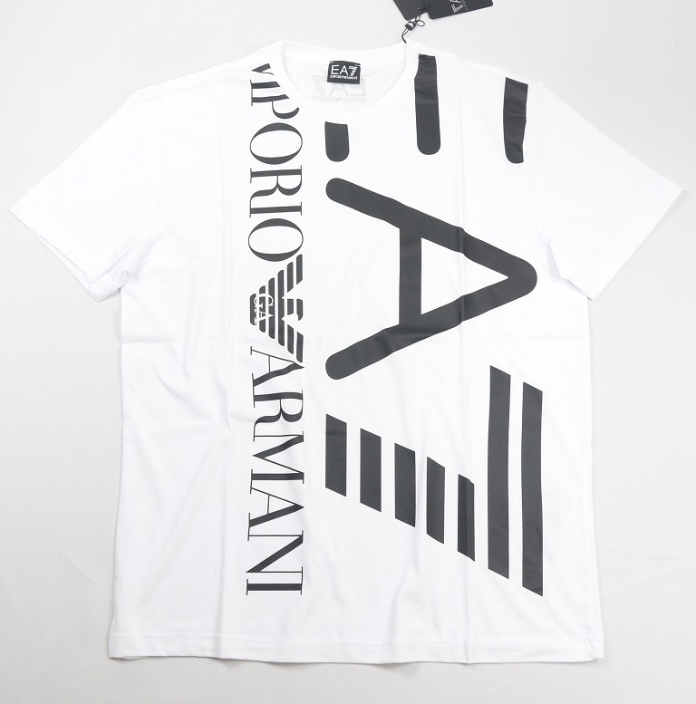 新品 EA7 EMPORIO ARMANI エンポリオアルマーニ　Tシャツ　XXLサイズ　WHITE