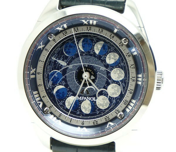 中古 良品 CITIZEN シチズン カンパノラ コスモサイン メンズ 腕時計 クォーツ AA7800-02 / 4386-T022332