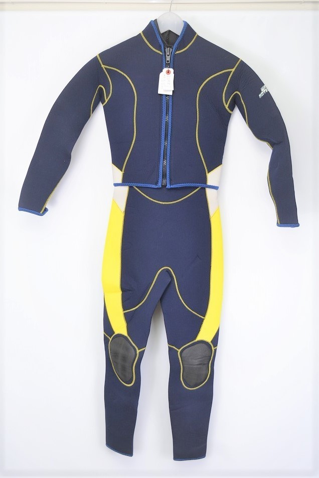 WAVE MOTION 裏スキン 3.5mm 女性用 ダイビングウェットスーツ 2ピース（165cm）[Wsuit-210630B]