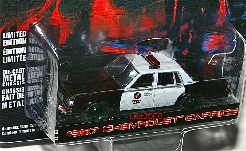 Greenlight ターミネーター2 1/64 1987 シボレー カプリス ポリスカー The Terminator Chevrolet Caprice グリーンマシーン パトカー Chase
