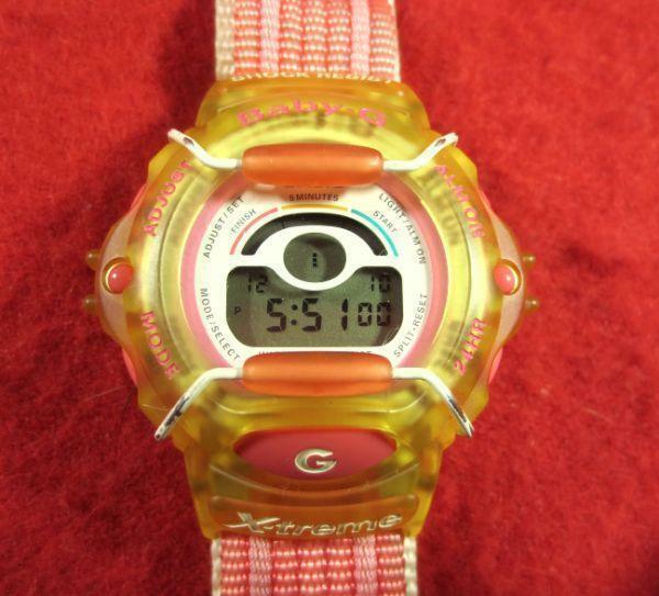 GS5B5）★完動腕時計★CASIO カシオ BABY-G Gショック系★BG-340 ピンク