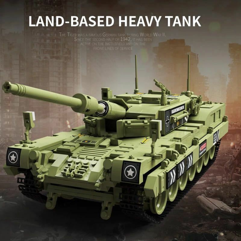 【国内発送】レゴ互換　レオパルド2 ドイツ　戦車　ウクライナ