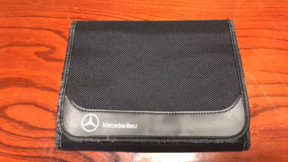 メルセデスベンツ Mercedes-Benz 車検証入れ 取扱説明書入れ 整備手帳入れ 純正・正規品 車検証 取扱説明書 ケース 《送料無料》