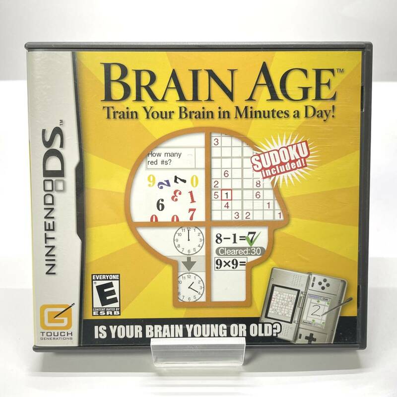 [北米版] Brain Age: Train Your Brain in Minutes a Day! (脳を鍛える大人のトレーニング) [海外版 / Nintendo DS]