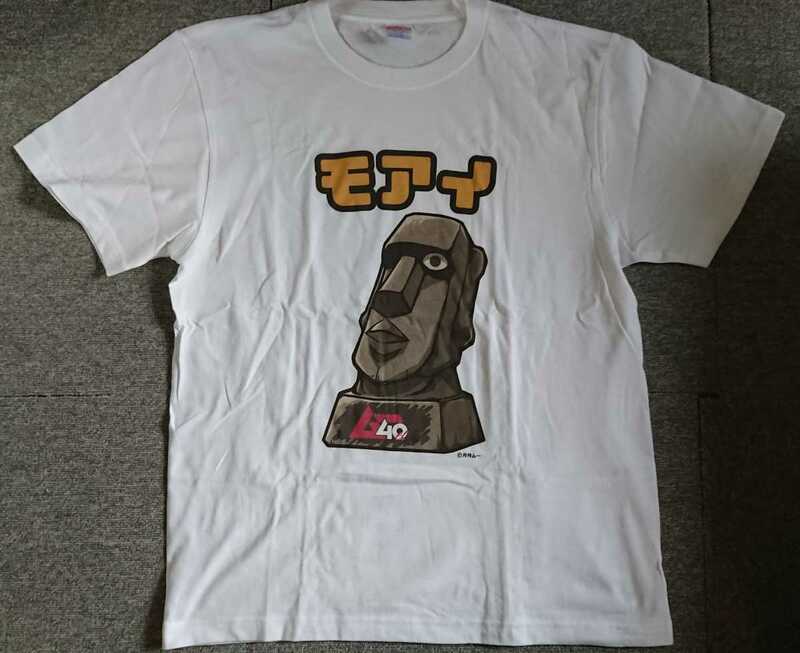 ムー Tシャツ L 40周年 モアイ