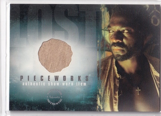 【メモラカード】2006 Inkworks LOST PIECEWORKS #PW-8 adewale akinnouye-agbaje as Mr. Eko