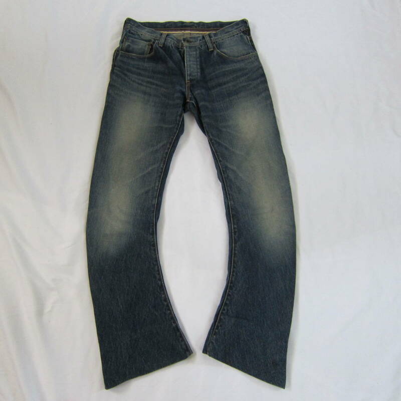 wjk　３D　バナナ　デニム　インディゴ　サイズ M　 502 dn23 selvage denim 3D jeans　AKM