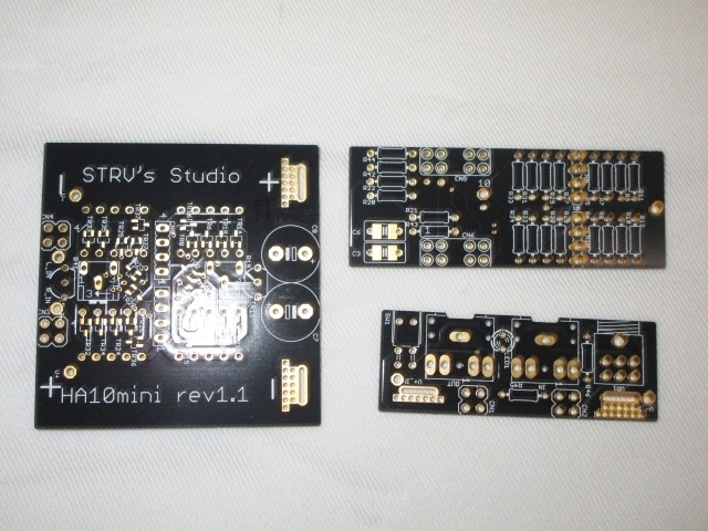 《即決/未使用》 HA10mini　rev1.1　STRV's Studio　ヘッドホンアンプ　基盤のみ　☆複数あり　HA-10 mini　STRV's工房