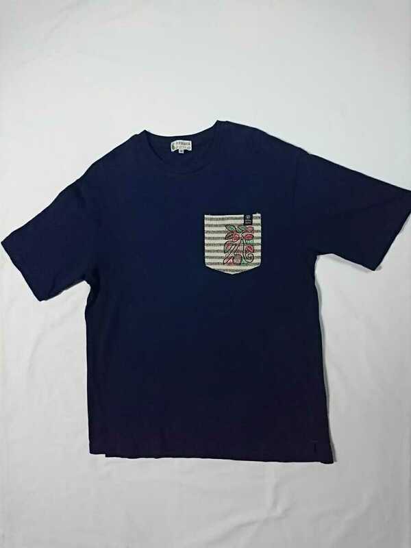 チチカカ Tシャツ Mサイズ ネイビー 試着のみの美品 Titicaca