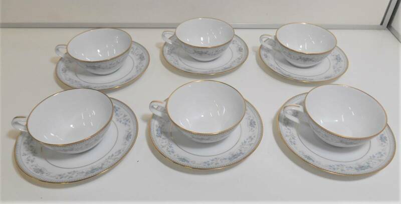 ZH2645【6客セット】★ノリタケ　Noritake　カップ＆ソーサー