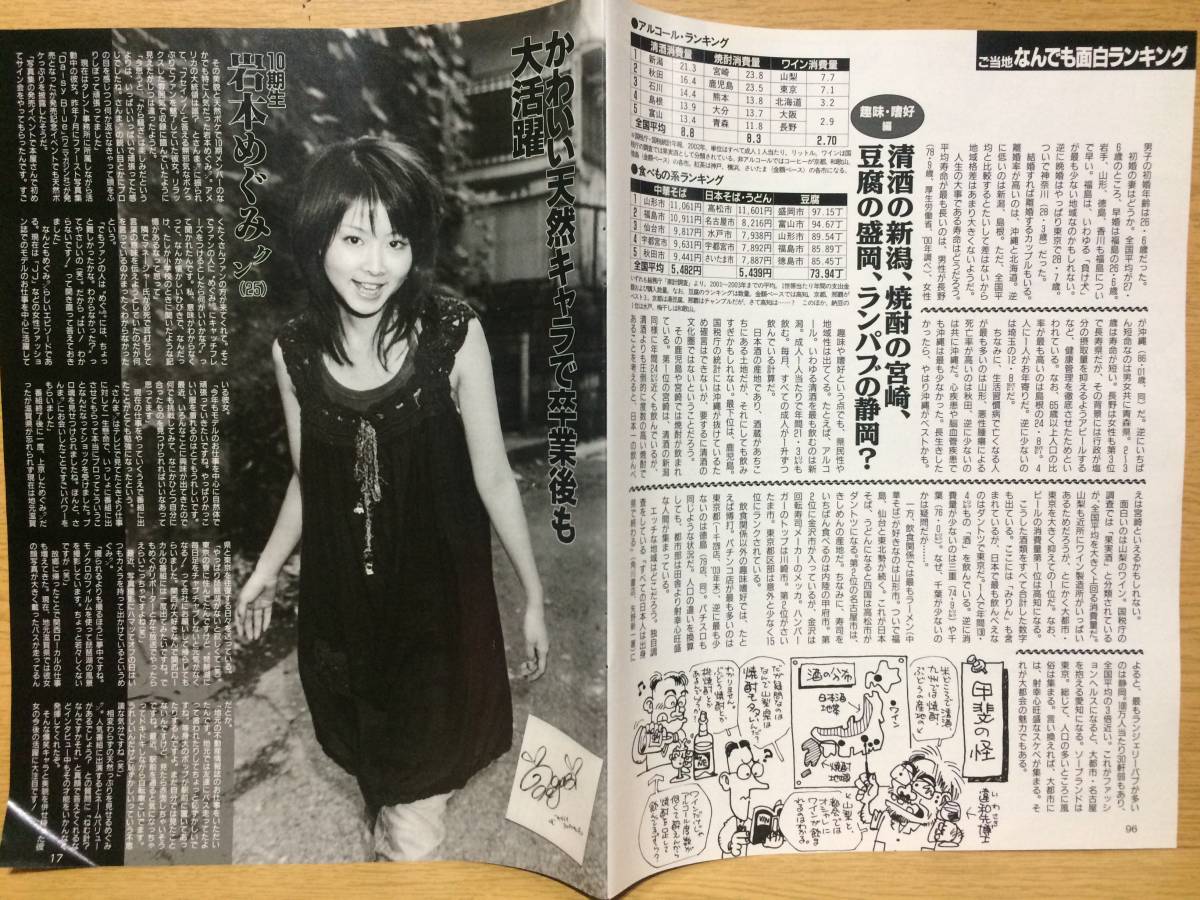 切り抜き 岩本めぐみ 山田貴美子 椎名静子 1枚 アジャ 大原麗子