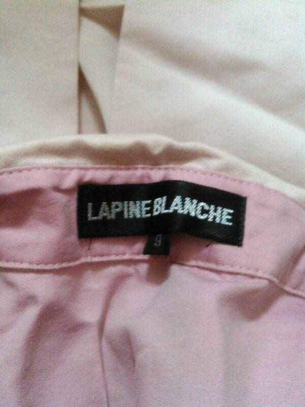 LAPINE BLANCHE ピンク長袖シャツ　9号