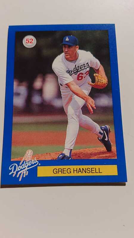 グレッグ・ハンセル！元阪神タイガース 1995 DARE52 MLBロサンゼルス・ドジャース