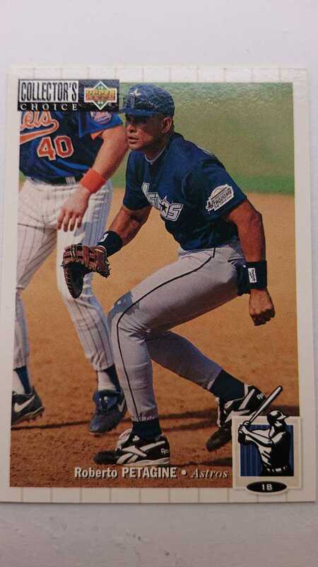 ロベルト・ペタジーニ！元ヤクルトスワローズ巨人福岡ソフトバンクホークス 1994 UPPERDECK 581 MLBヒューストン・アストロズ