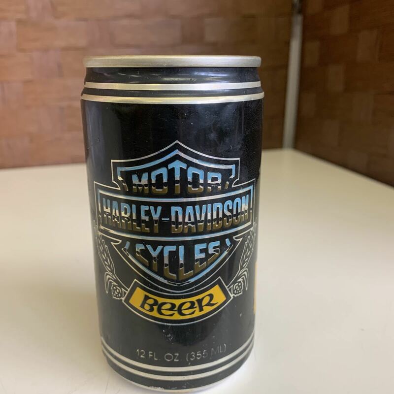 【希少】Harley-Davidson HEAVY BEER 1984 レトロ 缶ビール ハーレーダビッドソン ハーレー 長期保管品 当時物