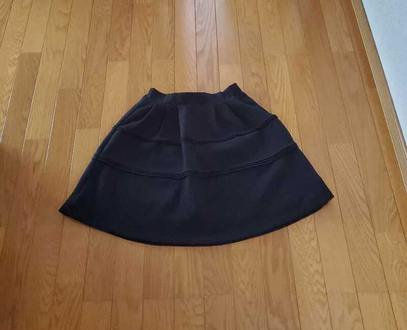 最終値下げ amelier ミニスカート フレアスカート フリーサイズ ブラック系