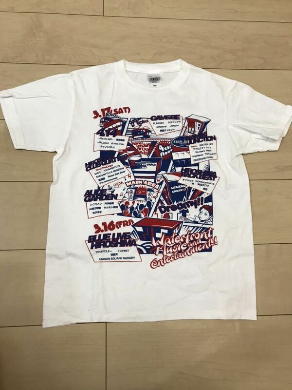 ライブTシャツ　ミュージックキューブ2012フェスTシャツ MUSIC CUBE2012 サイズ160 Sサイズ相当　MWAM 黒猫チェルシーなど