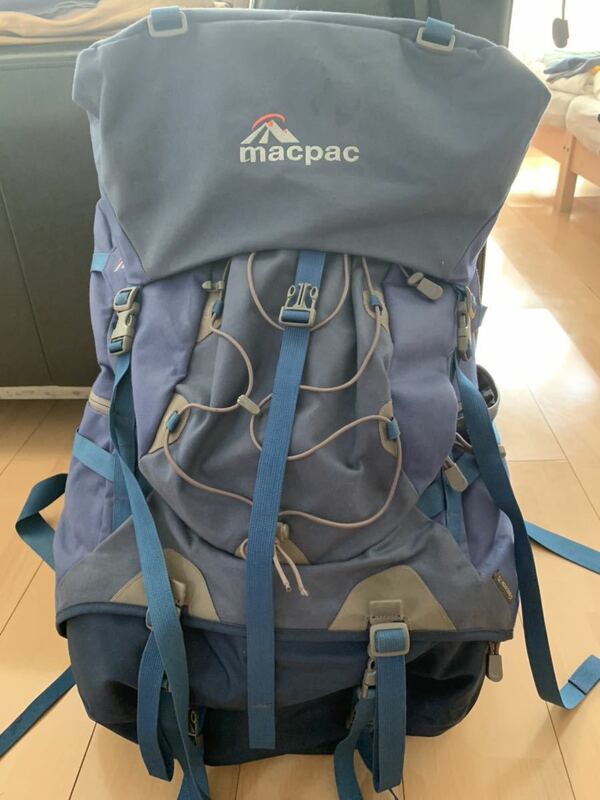【macpac】マックパック カスケード75 サイズ2 cascade75 ブルー アズデック素材 縦走 テント泊 バックパック 山と道