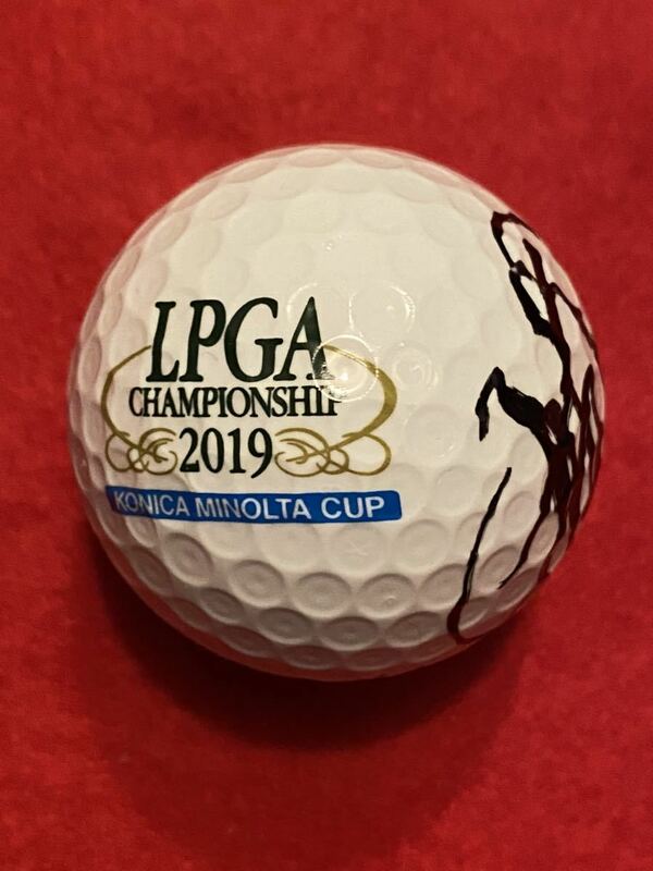 JLPGA 福田真未 LPGA CHAMPIONSHIP 2019 KONICA MINOLTA CUP Cherry Hills 大会記念ボール