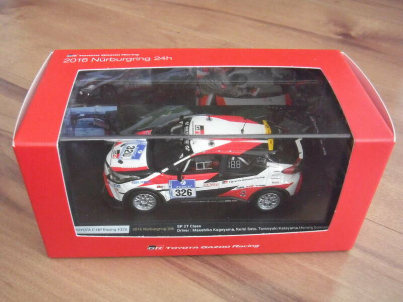 エブロ　★ トヨタ ★　C-HR　レーシング　ミニカー　1/43　TOYOTA　RACING　#326　NO.326　2016　EBBRO