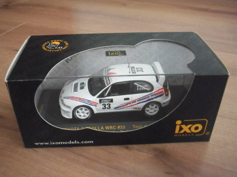 イクソ　★ トヨタ ★　カローラ　WRC　2000　ミニカー　1/43　NO.33　＃33　ローブ　TOYOTA　COROLLA　IXO