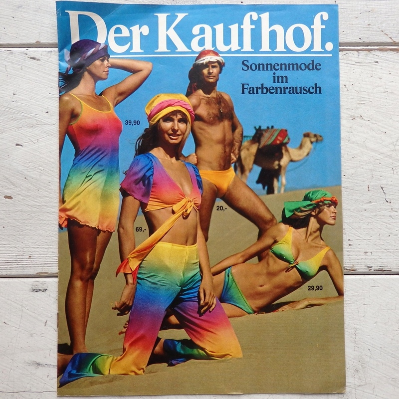 ドイツ DER KAUFHOF 水着 ビキニ カタログ 1973年8月 レトロ ファッション 広告