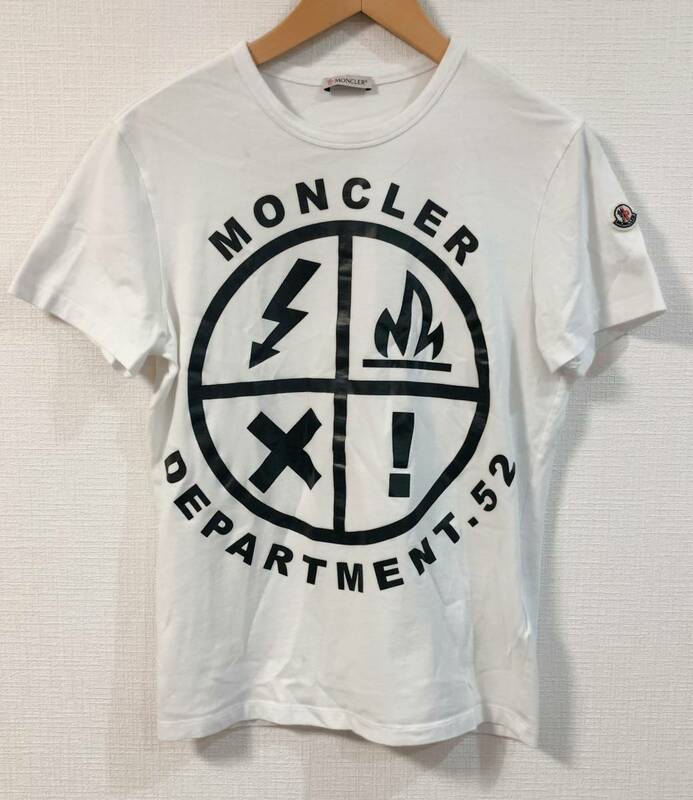 美品 MONCLER モンクレール MAGLIA Tシャツ サイズS 白