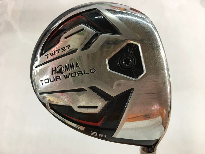 FW☆ホンマゴルフ☆TOUR WORLD TW737 FW☆15度(3W)☆ツアーAD BB-6☆flex:S☆43in☆C-9☆343g☆メンズ右☆即決価格☆