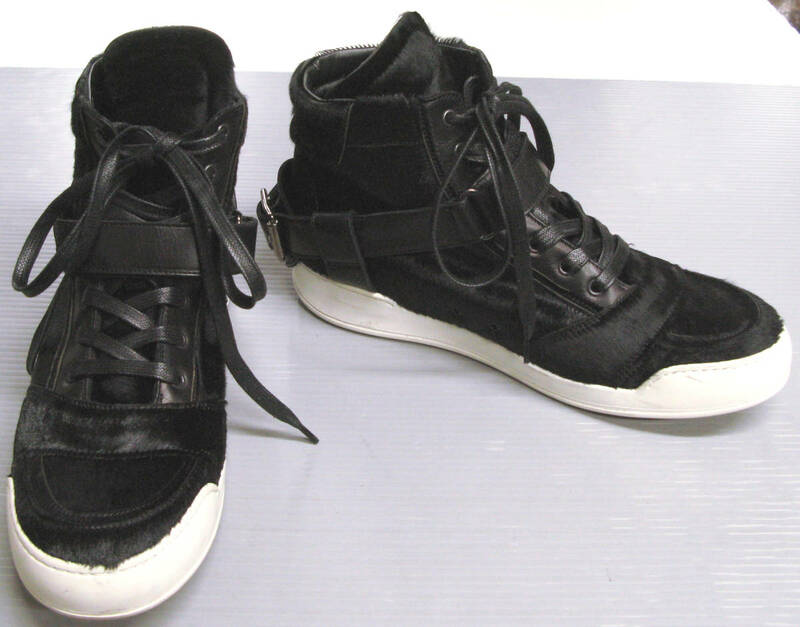 バルマン BALMAIN PARIS：ハラコ レザー スニーカー 43 （ シューズ 靴 ブーツ 本革 BALMAIN HOMME Leather Sneakers 43 Boots 