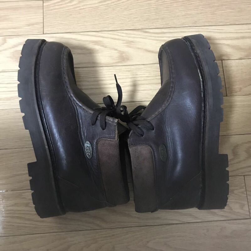 LUGZ ラグズ　皮ブーツ　ブラウン　1～2日着用　茶色　hiphop ストリート　90S サイズus10 EUR 44 28～28.5センチ