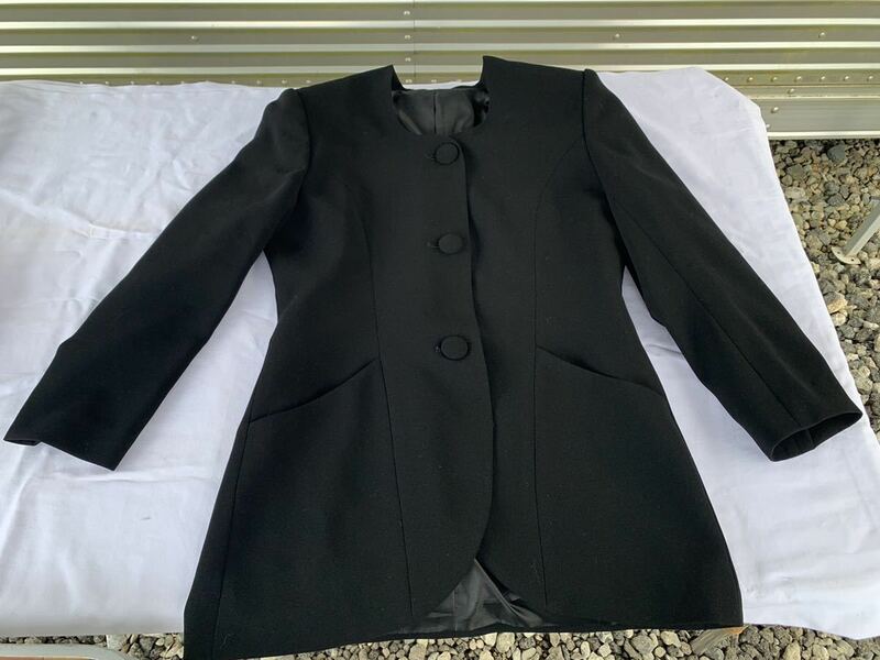 ◆黒いジャケット　礼服　9AR◆A-1398