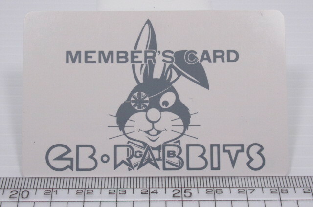 GB RABBITS ディスコ ラビッツ メンバーズカード