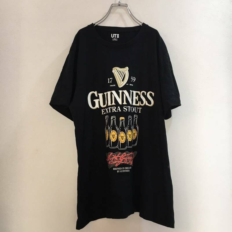 ギネスビール Guinness UT UNIQLO/ユニクロ メンズ XLサイズ Tシャツ 半袖
