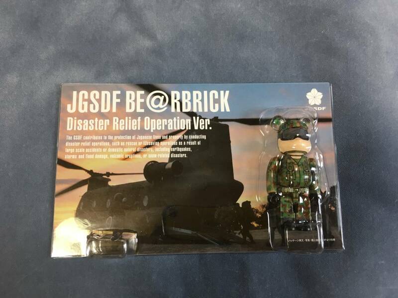 BE@RBRICK「JGSDF」100％ 陸上自衛隊災害派遣部隊 MEDICOM TOY ベアブリック メディコムトイ