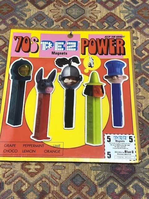 送料185円～　レア　PEZ　ペッツ　マグネット　magnets　70's　アンティーク　昭和レトロ　