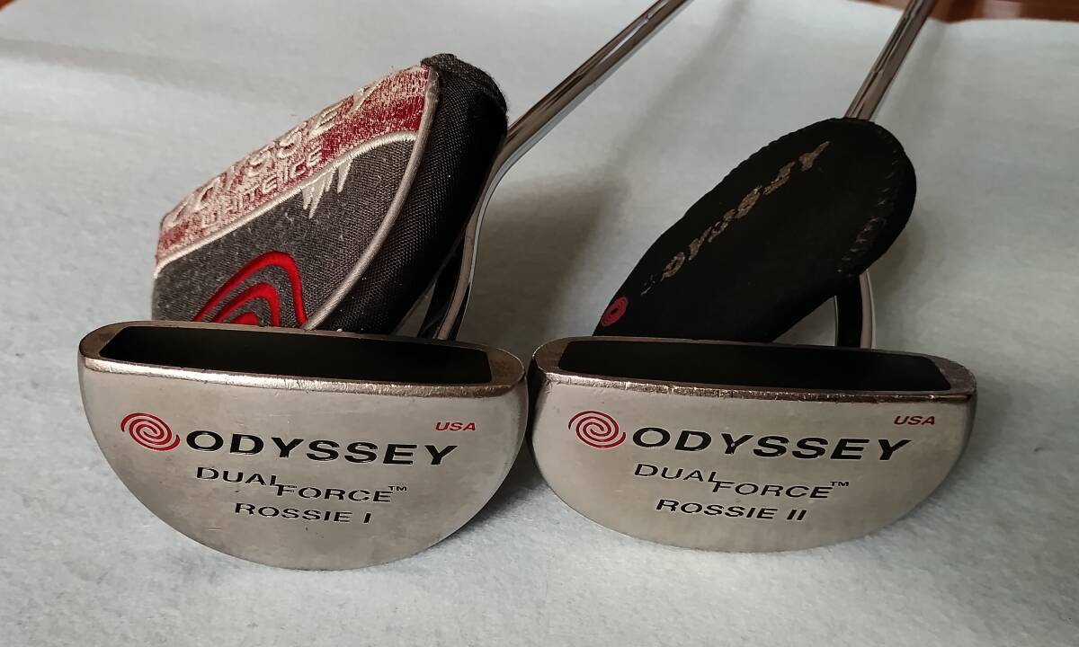 ☆★☆　ODYSSEY DUAL FORCE ROSSIEⅠ、Ⅱ オデッセイ デュアルフォース ロッシーⅠ、Ⅱ パター2本セット　☆★☆