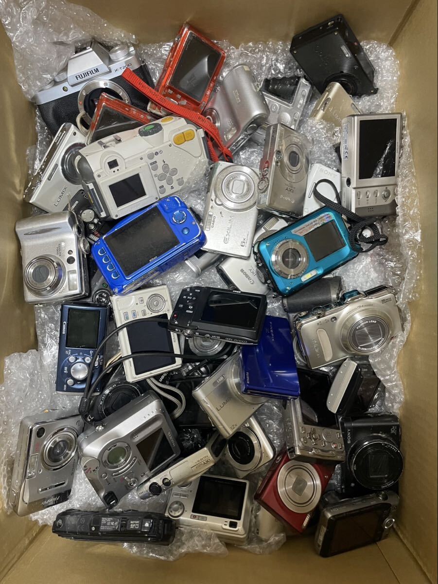 現状品 コンパクトデジタルカメラ等 120台以上 動作未確認 まとめ 1円スタート