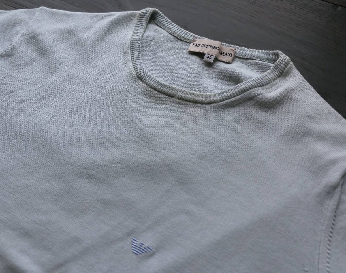 格安　エンポリオ アルマーニ　EMPORIO ARMANI　 高級 ニットシャツ　半袖シャツ　メンズ　正規品