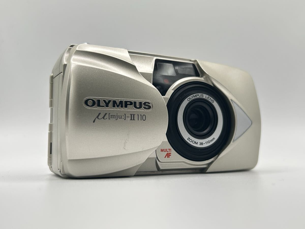 【動作未確認】OLYMPUS μ[mju:]-II 110 コンパクトフィルムカメラ 現状品 Film Camera 【132】