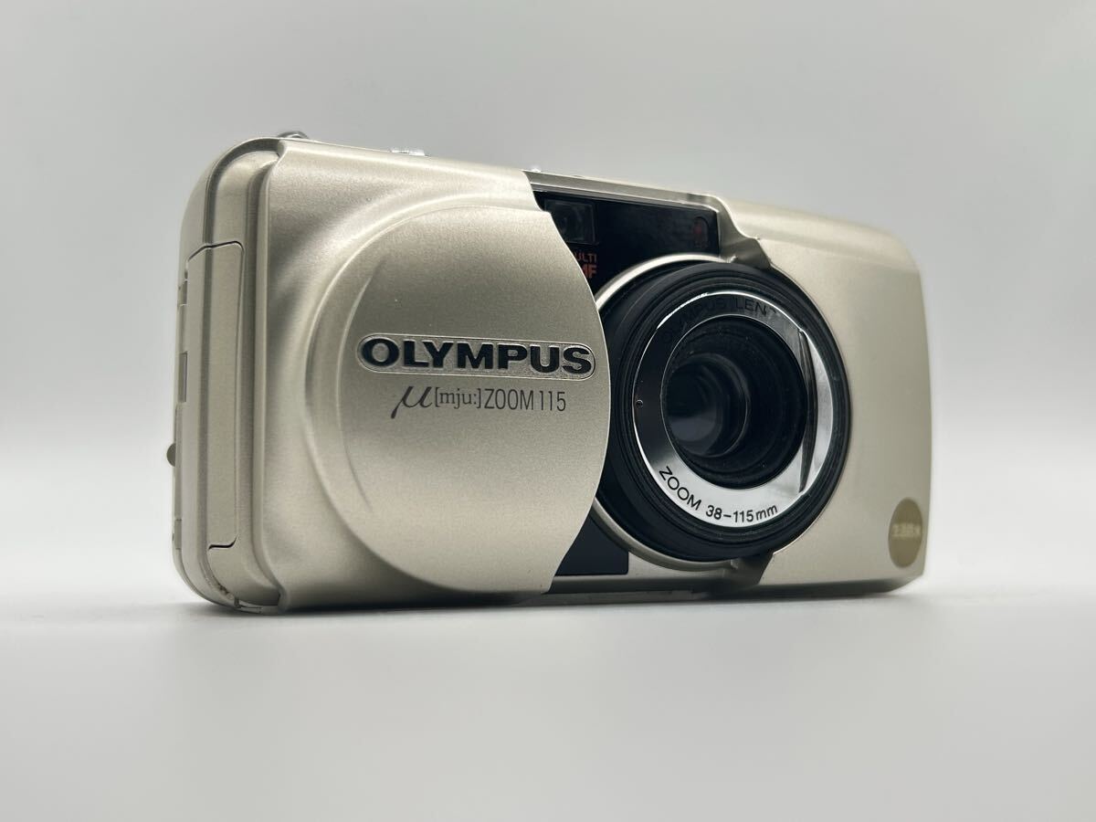 【動作未確認】OLYMPUS μ[mju:] ZOOM 115 コンパクトフィルムカメラ 現状品 Film Camera 【137】