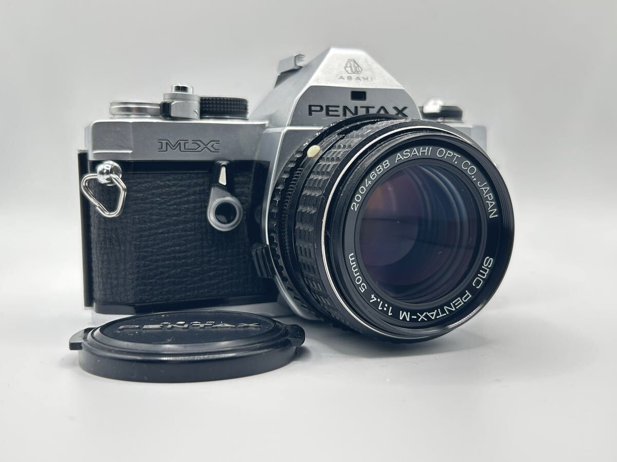 【動作未確認】PENTAX MX SMC PENTAX-M 50mm F1.4 一眼レフフィルムカメラ 現状品 Film Camera 【140】