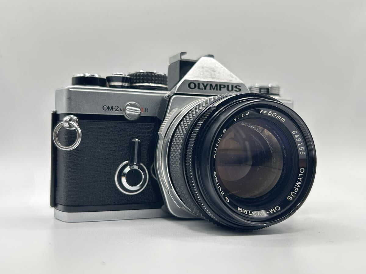 【動作未確認】OLYMPUS OM-2N G.ZUIKO AUTO-S 50mm F1.4 一眼レフフィルムカメラ 現状品 Film Camera 【141】