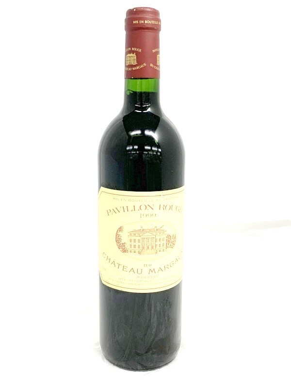 1000円スタート 果実酒 ワイン パヴィヨン ルージュ デュ シャトー マルゴー1999 PAVILLON ROUGE CHATEAU MARGAUX 750ml 12.5% 未開栓8AA49