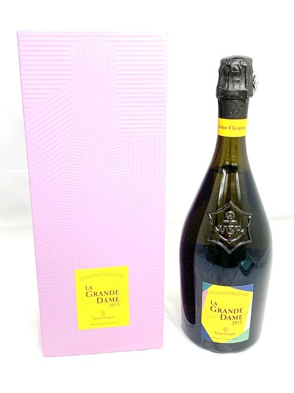 1000円スタート 果実酒 シャンパン ヴーヴクリコ ラ グランダム 2015 Veuve Clicquot LA GRANDE DAME 750ml 12.5% 未開栓 箱付 8AA46